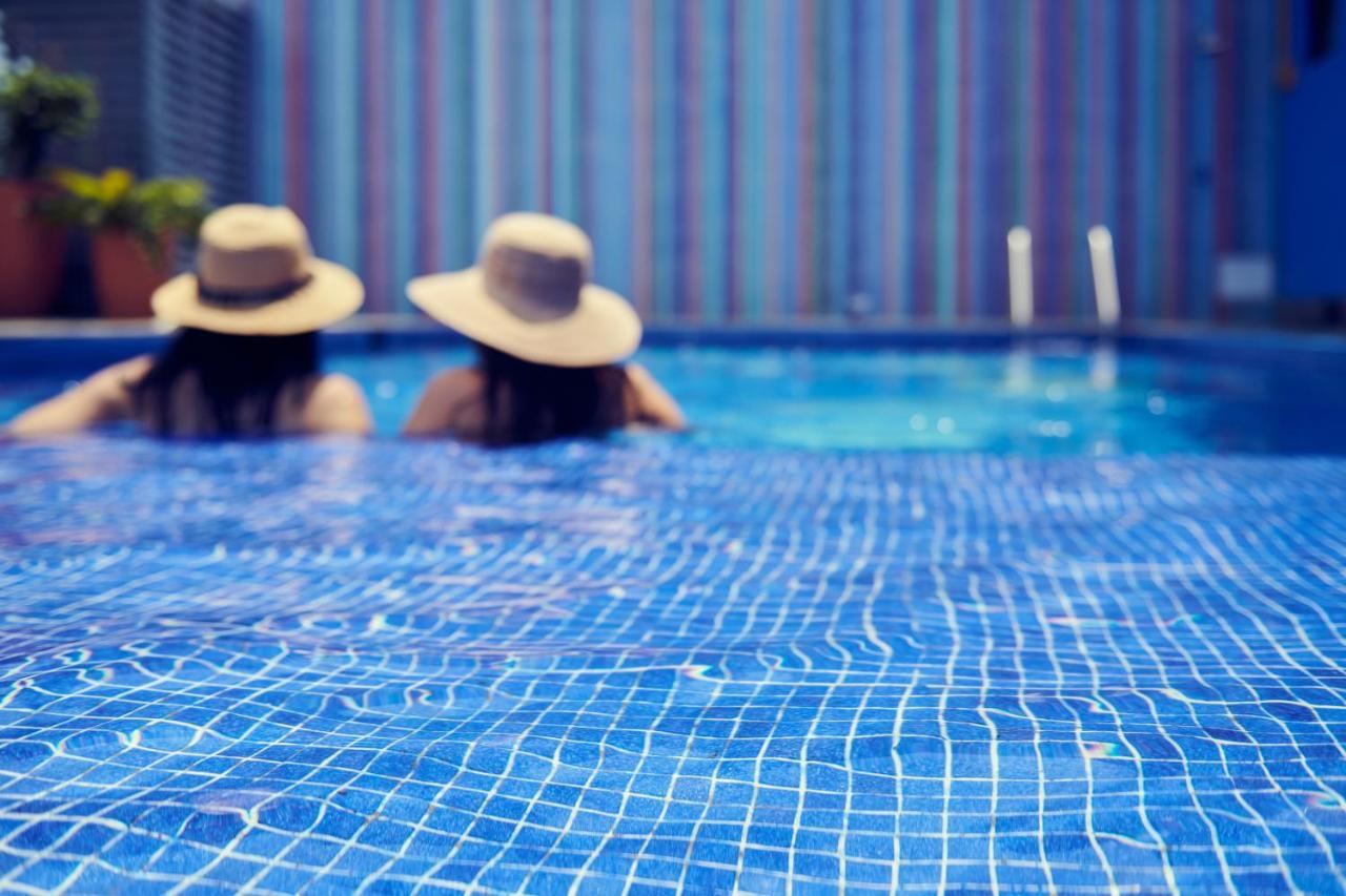 Hotel Luxury Patio Azul (Adults Only) Puerto Vallarta Exterior photo Swimming pool