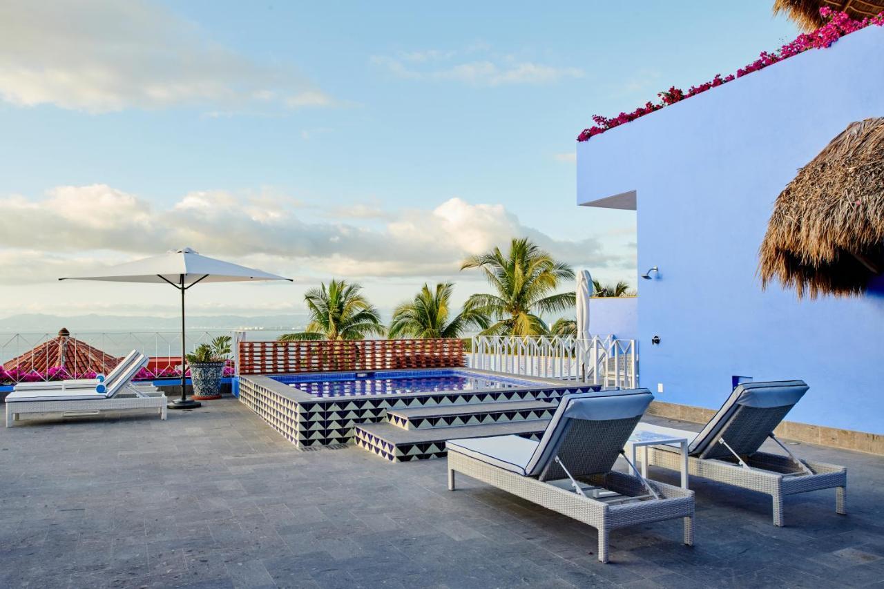 Hotel Luxury Patio Azul (Adults Only) Puerto Vallarta Exterior photo Rooftop pool at the Hotel Habita, Tulum, Mexico